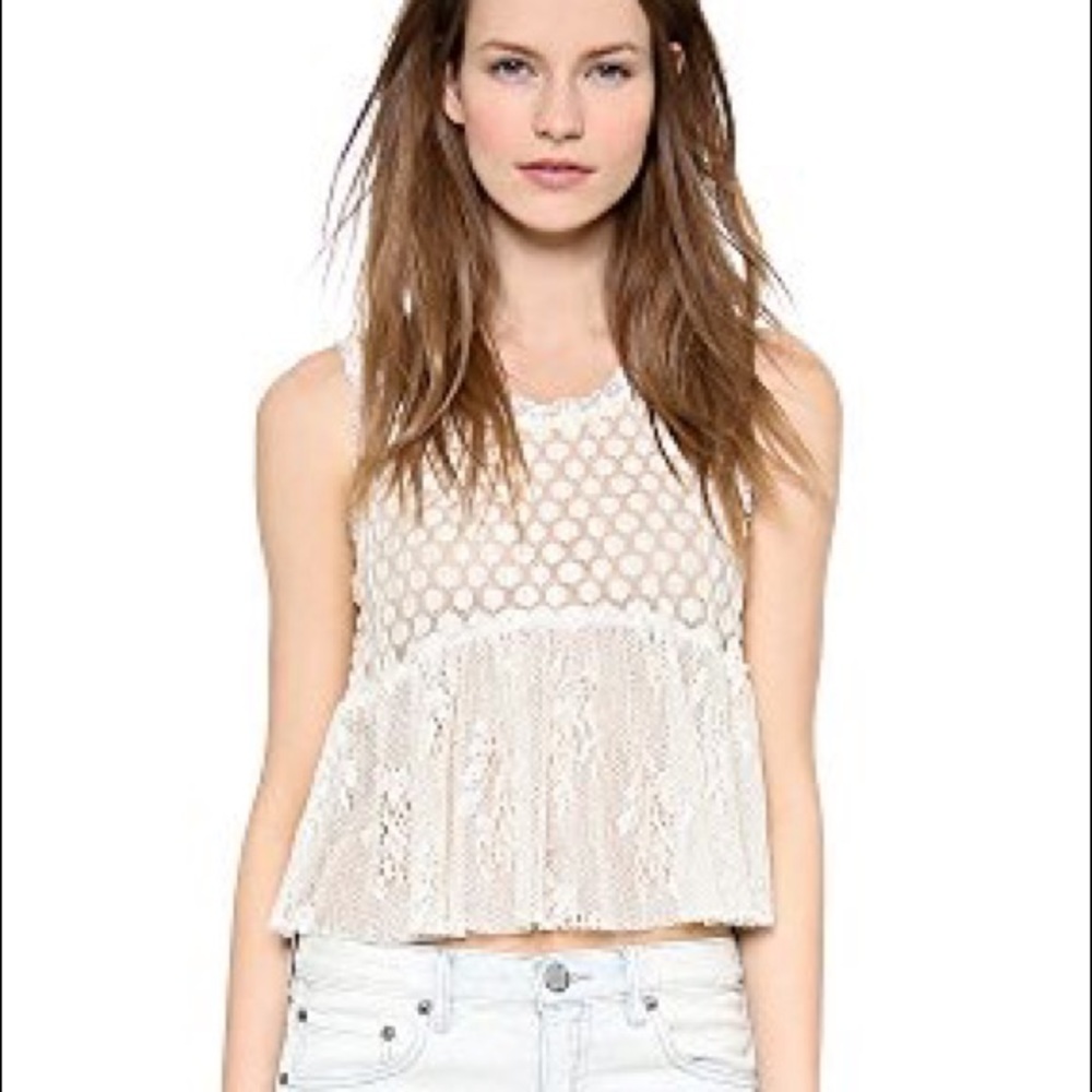 Free people lace shirt